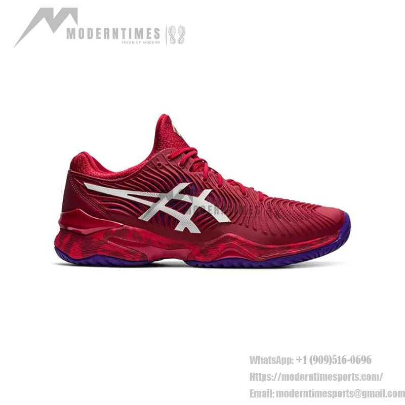 ASICS Court FF Novak 1041A089-605 テニスシューズ クランベリーレッド 高性能 ASICS Court FF Novak テニスシューズ クランベリーレッドデザイン 1041A089-605
