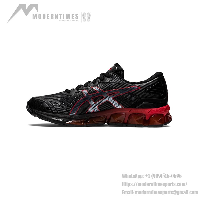 ASICS Gel-Quantum 360 7 1201A481-004 フルGELクッションランニングシューズ ASICS Gel-Quantum 360 7 1201A481-004 ブラックレッド フルGELクッションランニングシューズ