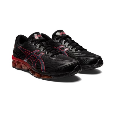 ASICS Gel-Quantum 360 7 1201A481-004 ブラックレッド フルGELクッションランニングシューズ スタイリッシュなデザインと卓越したパフォーマンス