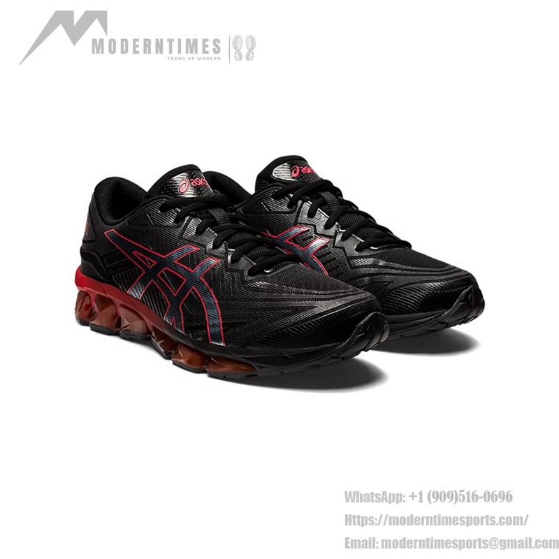 ASICS Gel-Quantum 360 7 1201A481-004 フルGELクッションランニングシューズ ASICS Gel-Quantum 360 7 1201A481-004 ブラックレッド フルGELクッションランニングシューズ