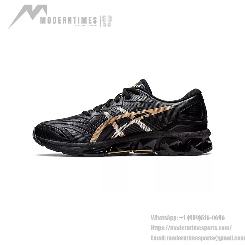 ASICS Gel-Quantum 360 7 1201A481-002 フルGELクッションランニングシューズ ASICS Gel-Quantum 360 7 1201A481-002 ブラックゴールド フルGELクッションランニングシューズ