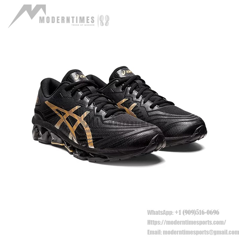 ASICS Gel-Quantum 360 7 1201A481-002 フルGELクッションランニングシューズ ASICS Gel-Quantum 360 7 1201A481-002 ブラックゴールド フルGELクッションランニングシューズ