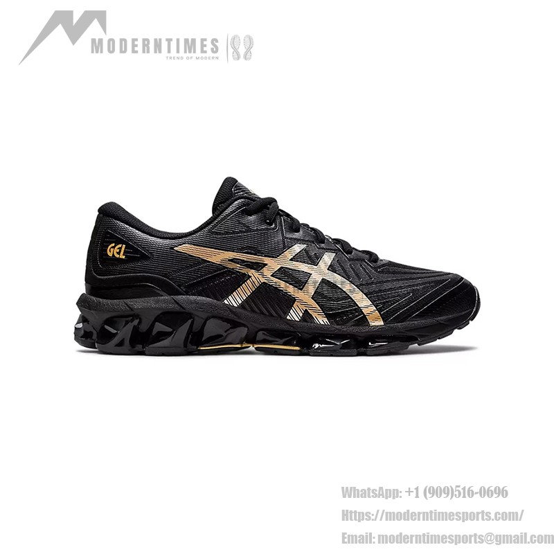 ASICS Gel-Quantum 360 7 1201A481-002 フルGELクッションランニングシューズ ASICS Gel-Quantum 360 7 1201A481-002 ブラックゴールド フルGELクッションランニングシューズ