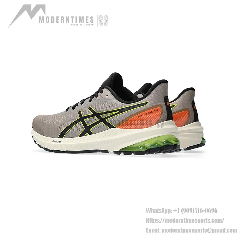 ASICS GT-1000 12 TR 1011B761-200 トレイルランニングシューズ ASICS GT-1000 12 TR 1011B761-200 グレーイエローオレンジ トレイルランニングシューズ