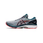 ASICS Gel-Kayano 27 安定性ランニングシューズ 軽量快適 ASICS Gel-Kayano 1011A835-021 27 安定性ランニングシューズ グレー・ブルーデザイン