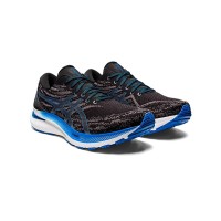 ASICS Gel-Kayano 1011B440-003 29 安定性ランニングシューズ 軽量 快適 ブラックブルーデザイン