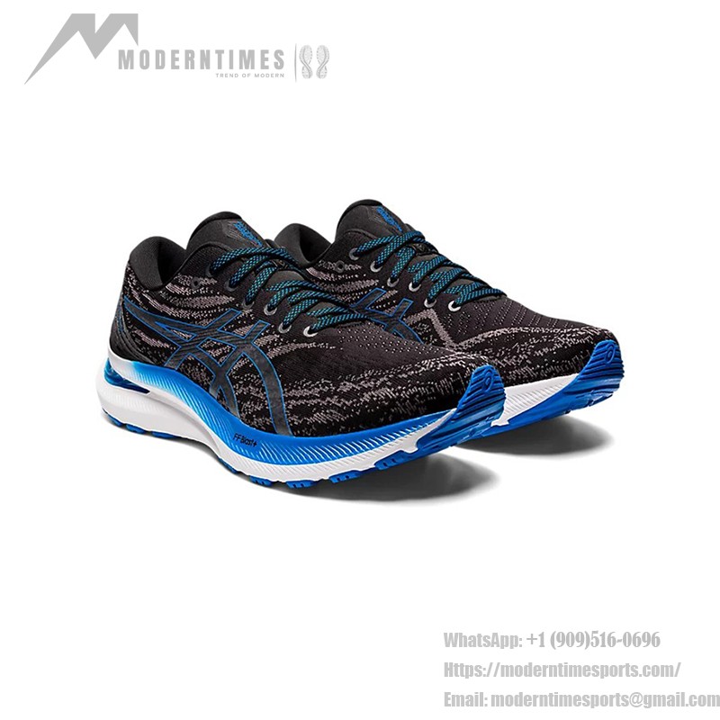 ASICS Gel-Kayano 29 安定性ランニングシューズ 軽量快適 ASICS Gel-Kayano 1011B440-003 29 安定性ランニングシューズ ブラックブルーデザイン