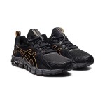 ASICS Gel-Quantum 180 メンズスニーカー 衝撃吸収 ブラックゴールド ASICS Gel-Quantum 180 1201A466-001 メンズスニーカー ブラックゴールドデザイン