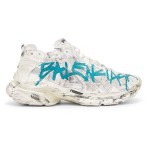 Balenciaga Runner Kith Four.Color 7.0 - Bold Graffiti Design and Distressed Look for Street Style Balenciaga Runner Kith Four.Color 7.0 - Distressed Sneakers with Graffiti Design for Street Style