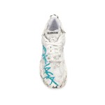 Balenciaga Runner Kith Four.Color 7.0 - Bold Graffiti Design and Distressed Look for Street Style Balenciaga Runner Kith Four.Color 7.0 - Distressed Sneakers with Graffiti Design for Street Style