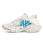 Balenciaga Runner Kith Four.Color 7.0 - Bold Graffiti Design and Distressed Look for Street Style Balenciaga Runner Kith Four.Color 7.0 - Distressed Sneakers with Graffiti Design for Street Style