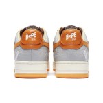 BAPE STA Low グレー&オレンジ スニーカー 1H70191002-ORG 鮮やかなオレンジスターが特徴のBAPE STA Low グレー&オレンジ スニーカー