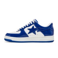 BAPE Bapesta 5 Royal Blue 1I70191022-BLU | ブルー＆ホワイトのアイコニックなパテントレザースニーカー