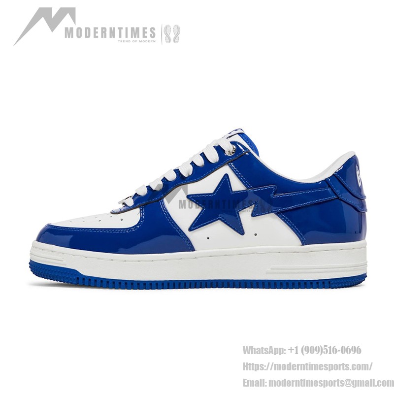 BAPE Bapesta 5 Royal Blue | アイコニックスニーカー BAPE Bapesta 5 Royal Blue パテントレザースニーカー