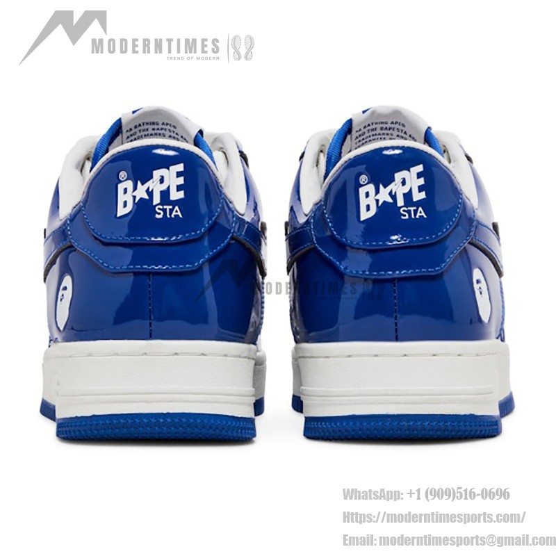 BAPE Bapesta 5 Royal Blue | アイコニックスニーカー BAPE Bapesta 5 Royal Blue パテントレザースニーカー