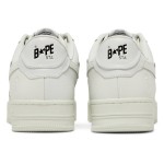 BAPE Bapesta 6 White | ミニマルなアイコニックスニーカー BAPE Bapesta 6 ホワイトレザースニーカー