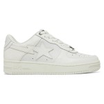 BAPE Bapesta 6 White | ミニマルなアイコニックスニーカー BAPE Bapesta 6 ホワイトレザースニーカー