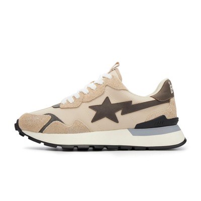 BAPE Roadsta Express Brown 1I20191015-BRN | レトロ風ブラウンスエードランニングスニーカー