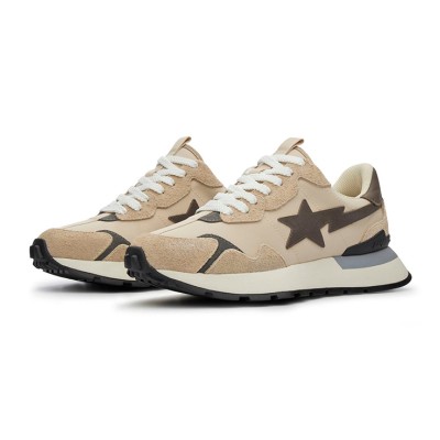BAPE Roadsta Express Brown 1I20191015-BRN | レトロ風ブラウンスエードランニングスニーカー