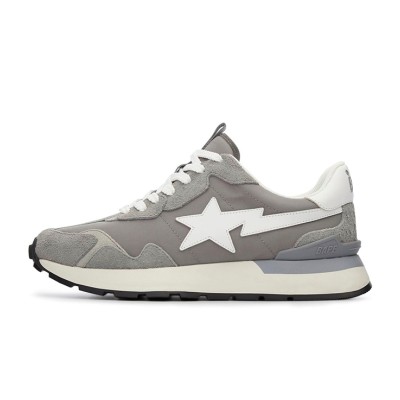 BAPE Roadsta Express Grey 1I20191015-GRY | レトロ風グレーのスエードランニングスニーカー