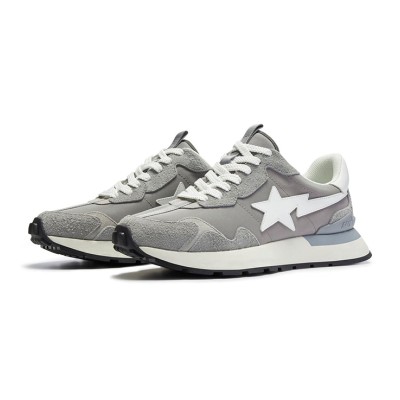 BAPE Roadsta Express Grey 1I20191015-GRY | レトロ風グレーのスエードランニングスニーカー