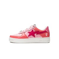 BAPE Bapesta Color Camo Combo Pink 1FWH201046-PNK | 華やかでビビッドなピンクのパテントレザースニーカー