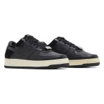 BAPE Bapesta Low Suede Heel ブラック | ミニマルなレザー&スエードスニーカー BAPE Bapesta Low Suede Heel ブラック レザー&スエードスニーカー