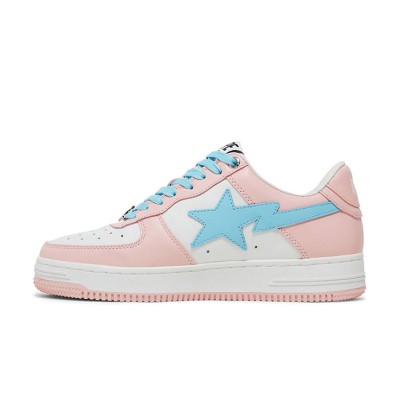 BAPE Bapesta Pastel Pack Pink 1H70191005-PNK | 爽やかで甘いピンクとブルーのパテントレザースニーカー