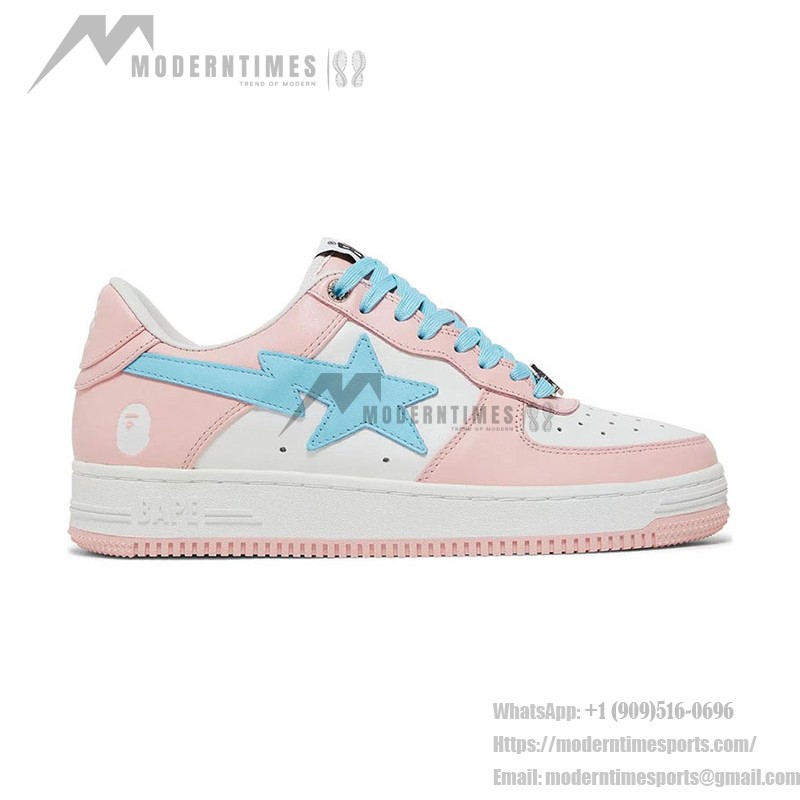 BAPE Bapesta Pastel Pack ピンク | 甘いパステルスニーカー BAPE Bapesta Pastel Pack ピンク&ブルー パテントレザースニーカー