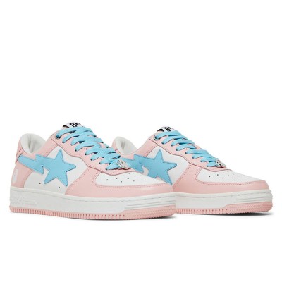 BAPE Bapesta Pastel Pack Pink 1H70191005-PNK | 爽やかで甘いピンクとブルーのパテントレザースニーカー