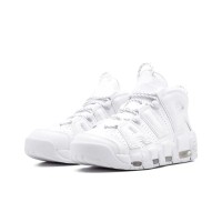 ナイキ エア モア アップテンポ ホワイト ブラック レッド クラシック レトロ バスケットボール シューズ 921948-100