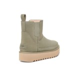 UGG Women's Classic Chelsea Platform Mini Boot Olive Green 1158051 UGG Women's Classic Chelsea Platform Mini Boot Olive Green 1158051