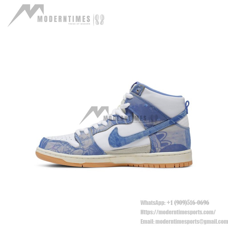 Carpet Company x Nike SB Dunk High ブルーパターン Carpet Company x Nike SB Dunk High ブルーパターン 限定スケートシューズ