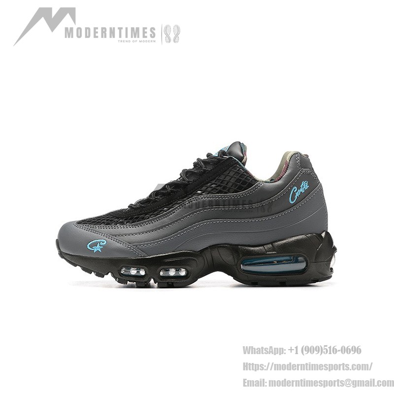 Corteiz x Nike Air Max 95 "Aegean Storm" コラボレーション Corteiz x Nike Air Max 95 "Aegean Storm" FB2709-002 ブラック・グレー・ブルー
