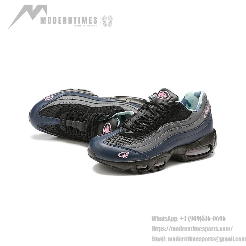 Corteiz x Nike Air Max 95 "Pink Beam" FB2709-001 Corteiz x Nike Air Max 95 "Pink Beam" ブラック、グレー、ネイビー、ピンクスニーカー