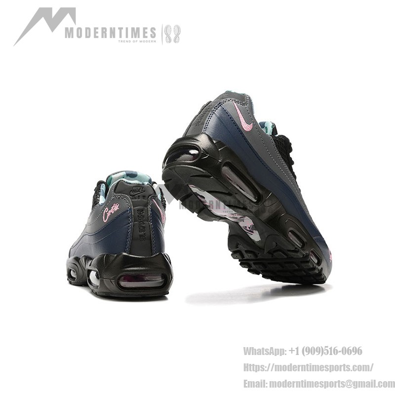 Corteiz x Nike Air Max 95 "Pink Beam" FB2709-001 Corteiz x Nike Air Max 95 "Pink Beam" ブラック、グレー、ネイビー、ピンクスニーカー