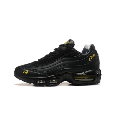 Corteiz x Nike Air Max 95 'Tour Yellow' (FB2709-003) コラボスニーカー - ブラック＆イエローのストリートスタイル必須アイテム