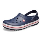 クロックス クラシック ベイアバンド クロッグ 'ネイビー' 11016-410 クロックス クラシック ベイアバンド クロッグ 'ネイビー' 11016-410 – 男女兼用の快適で耐久性のあるネイビー クロッグ