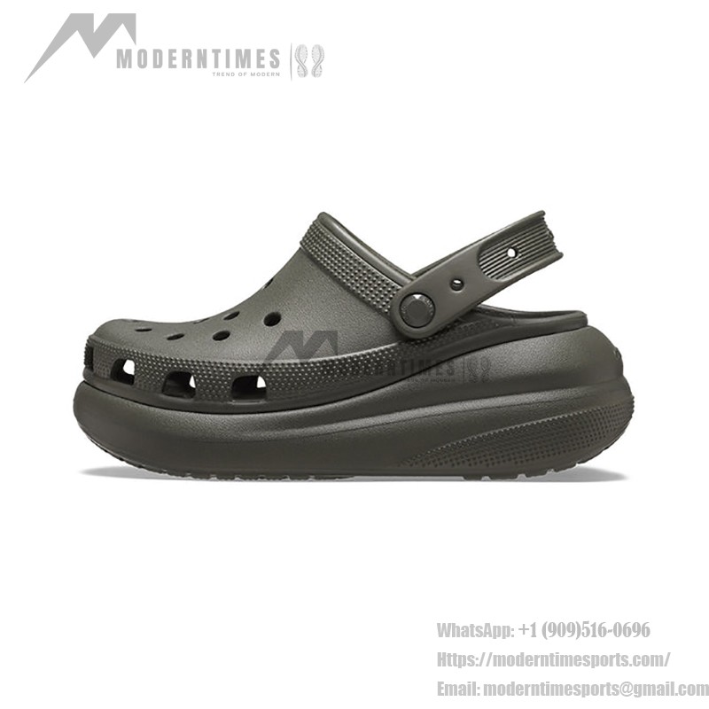 Crocsクラシッククラッシュクロッグ 'ダスティオリーブ' 207521-3J5 Crocsクラシッククラッシュクロッグ 'ダスティオリーブ' 207521-3J5 - スタイリッシュなオリーブカラーで快適な履き心地