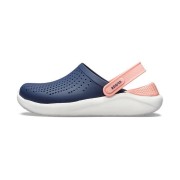 Crocs LiteRide Clog Navy Melon 204592-4JG – Ultra-Lightweight & Cushioned Unisex Shoes, Fashionable & Breathable