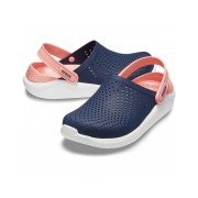 Crocs LiteRide Clog Navy Melon 204592-4JG – Ultra-Lightweight & Cushioned Unisex Shoes, Fashionable & Breathable