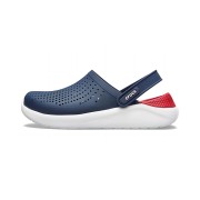 Crocs LiteRide Beach Sandals 'Blue Red' 204592-4CC – Ultra-Lightweight and Comfortable Unisex Beach Shoes