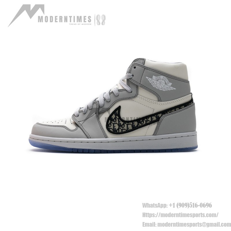 Dior x Air Jordan 1 High OG コラボ CN8607-002 限定版 Dior x Air Jordan 1 High OG CN8607-002 ラグジュアリーObliqueパターン限定版