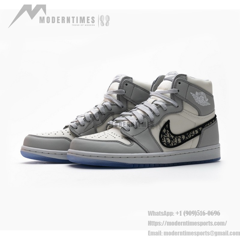 Dior x Air Jordan 1 High OG コラボ CN8607-002 限定版 Dior x Air Jordan 1 High OG CN8607-002 ラグジュアリーObliqueパターン限定版