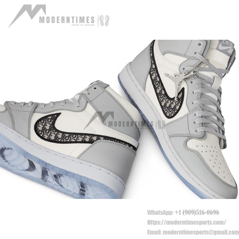 Dior x Air Jordan 1 High OG コラボ CN8607-002 限定版 Dior x Air Jordan 1 High OG CN8607-002 ラグジュアリーObliqueパターン限定版
