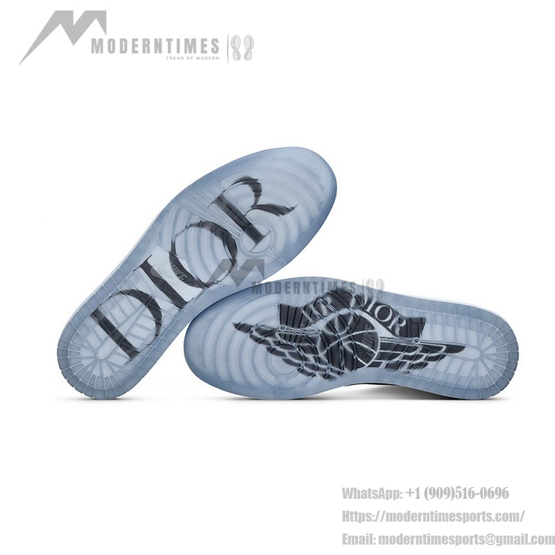Dior x Air Jordan 1 High OG コラボ CN8607-002 限定版 Dior x Air Jordan 1 High OG CN8607-002 ラグジュアリーObliqueパターン限定版