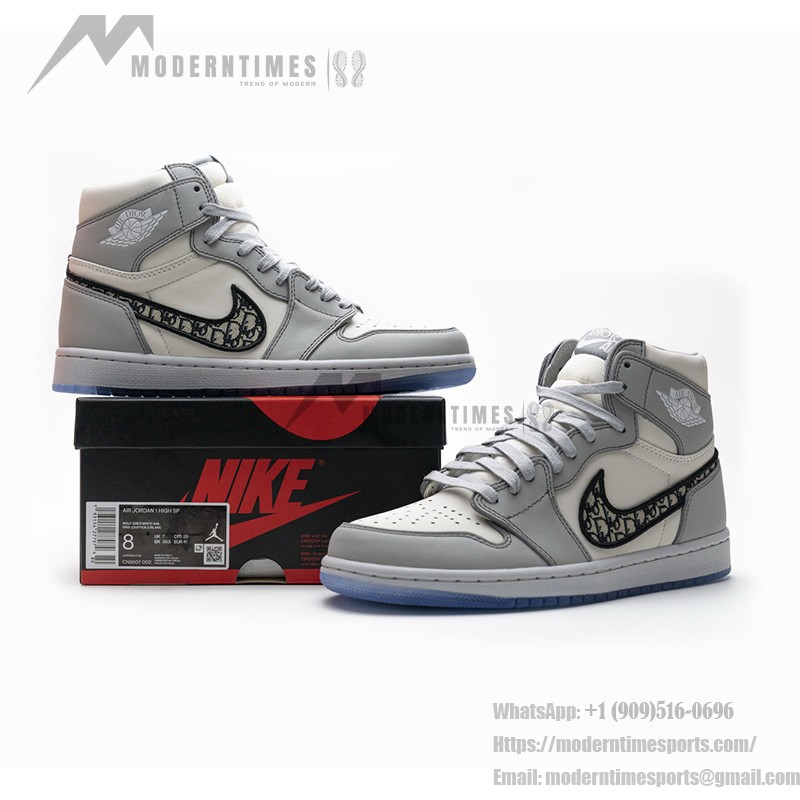 Dior x Air Jordan 1 High OG コラボ CN8607-002 限定版 Dior x Air Jordan 1 High OG CN8607-002 ラグジュアリーObliqueパターン限定版