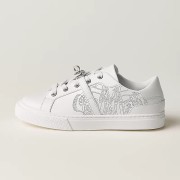 Hermes Mens Sneaker H232176Z 90350 | White Luxury Fashion Shoes with Iconic Perforated Design