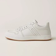 Hermes Mens Sneaker H242933Z H69440 | All-White Luxury Fashion Shoes with Iconic Design