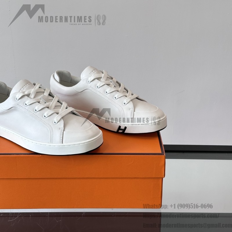 Hermès Herren Sneaker H251075Z 02350 Weiße Modische Freizeitschuhe | Luxusmarke Schuhe